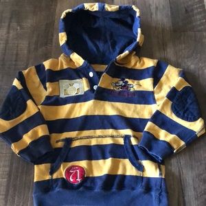 DisneyWorld Mickey Mouse Striped Pullover Size XS